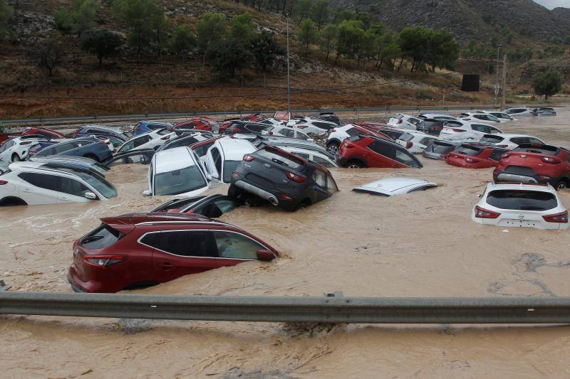 Comunidad Valenciana y Murcia han sido los puntos más afectados por la gota fría.