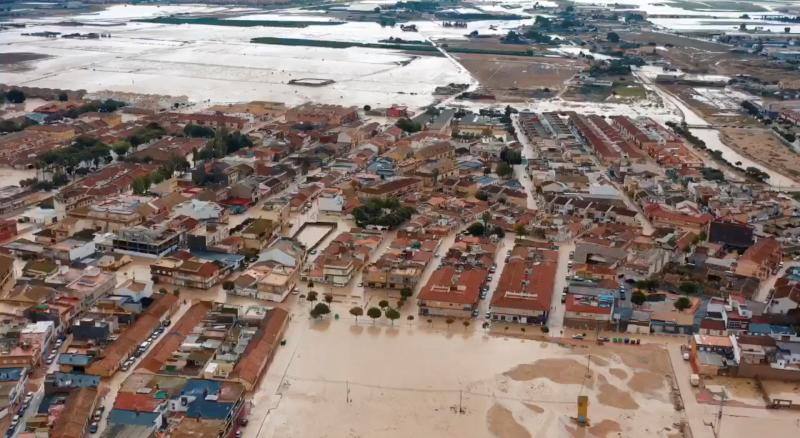 Comunidad Valenciana y Murcia han sido los puntos más afectados por la gota fría.