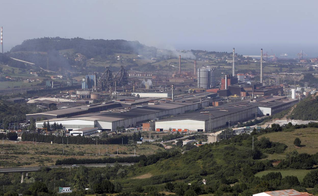 Factoría de ArcelorMittal en Gijón.