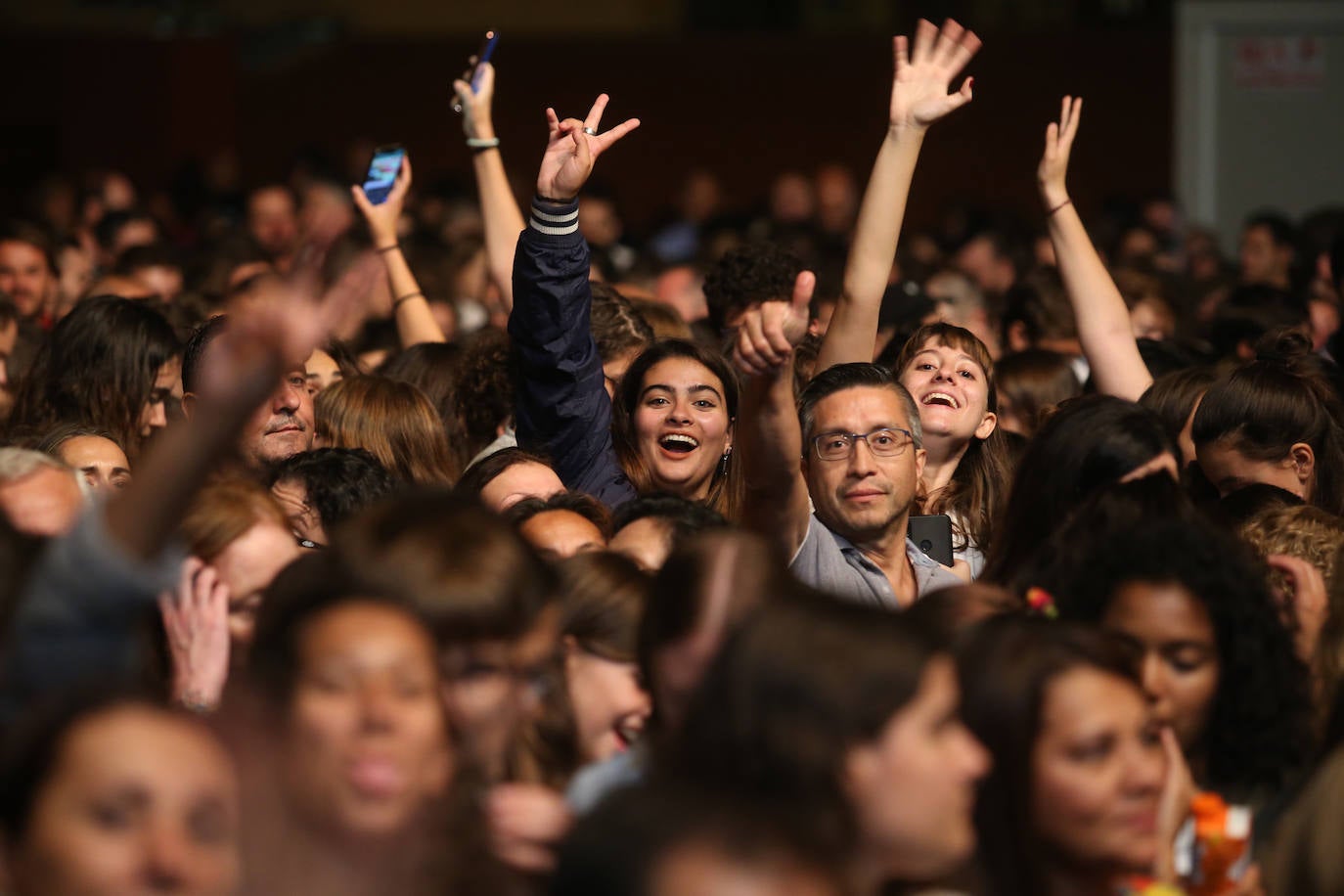 La cantante actuó en el escenario de la Losa ante un público totalmente entregado. 