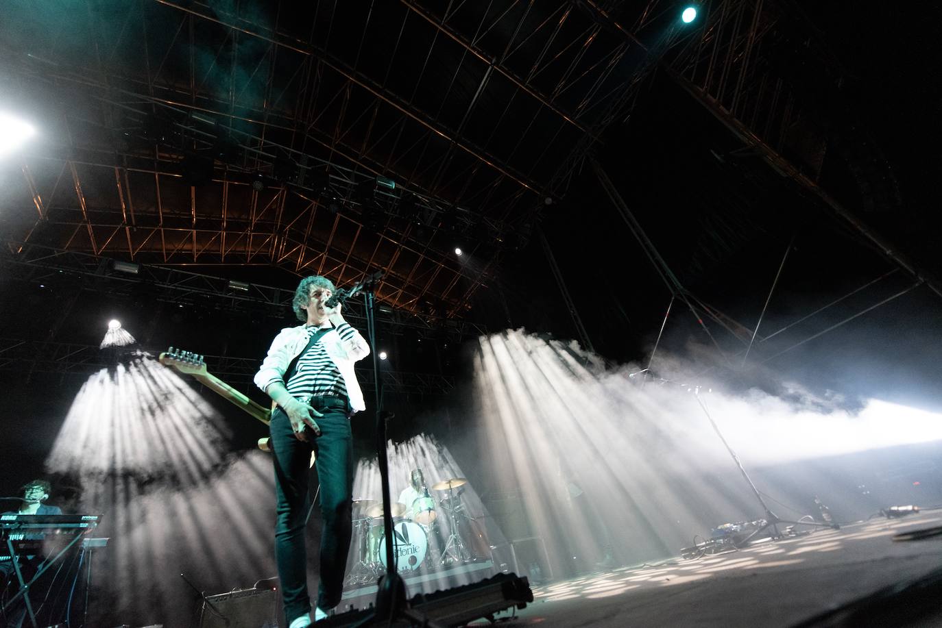 El grupo fue una de las atracciones musicales de este martes en los conciertos de San Mateo .