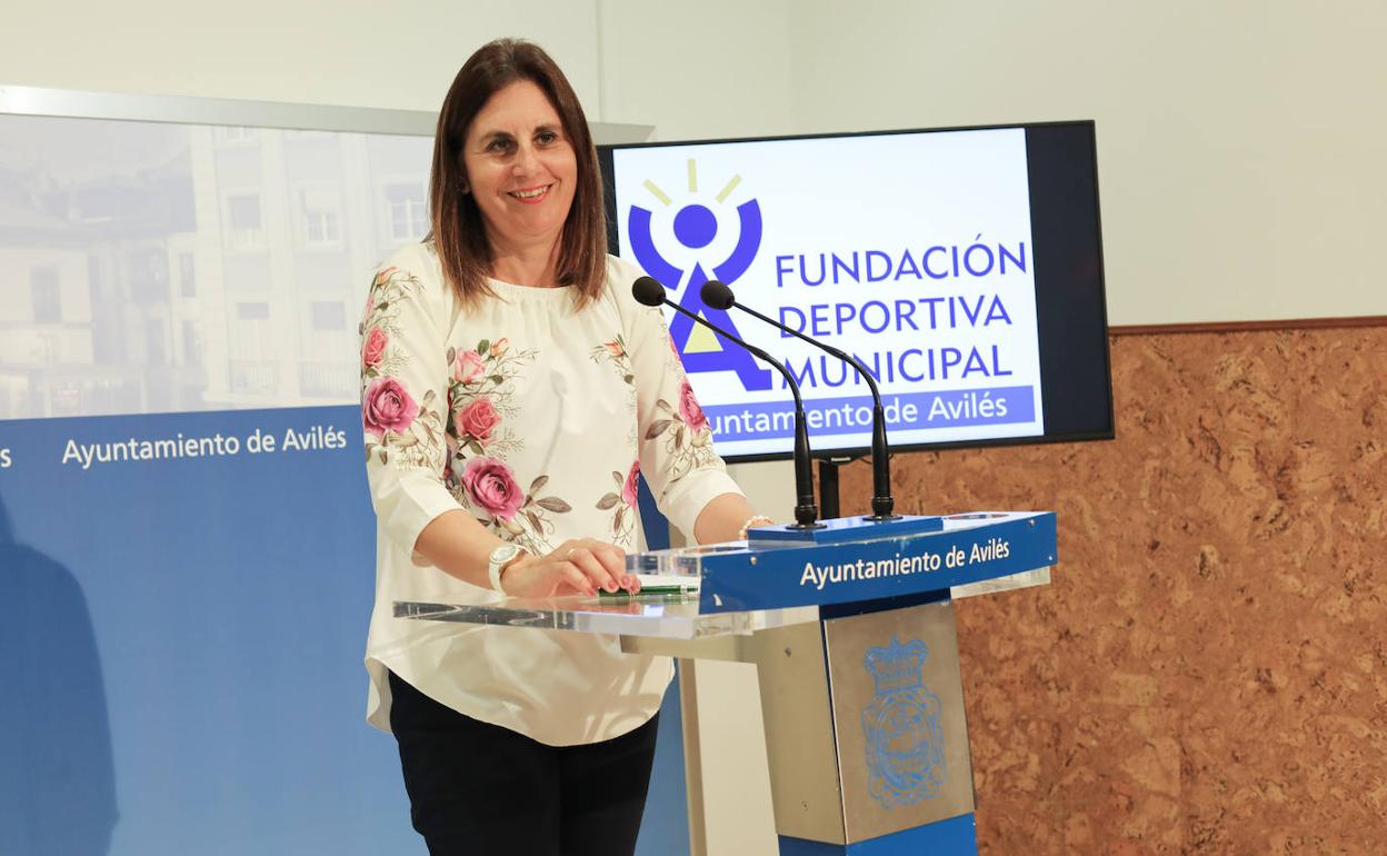 La concejala de Deportes, Nuria Delmiro, presentó el programa de actividades esta mañana 