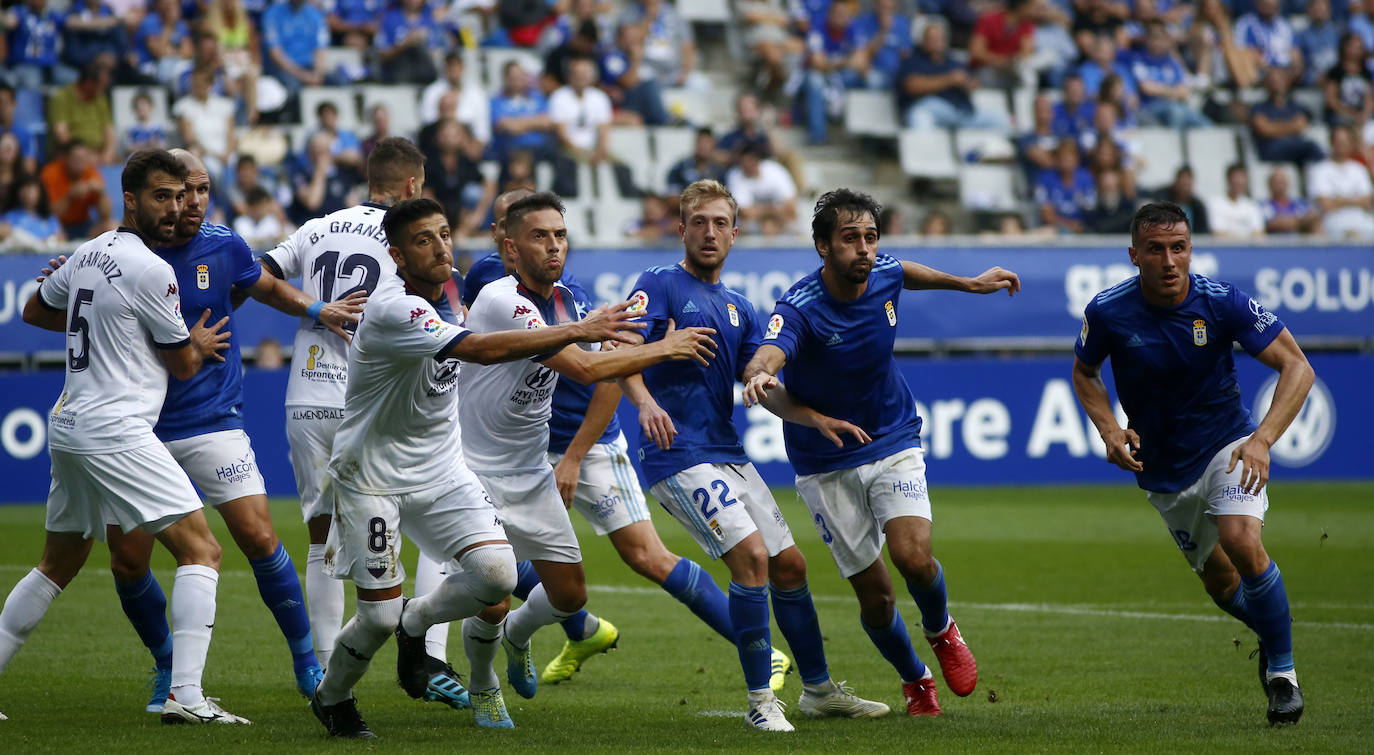 Los azules solo pudieron arrancar un empate ante el Extremadura (1-1), en un partido en el que fueron de menos a más.