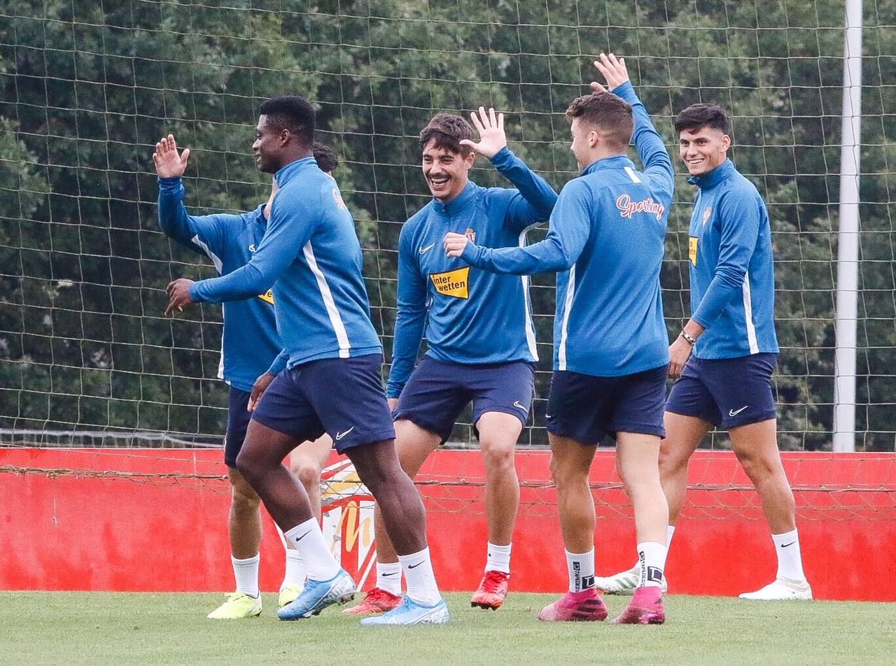 Fotos: Entrenamiento del Sporting (27-09-2019)