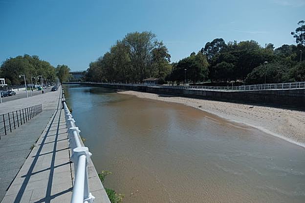 El río Piles, este sábado.