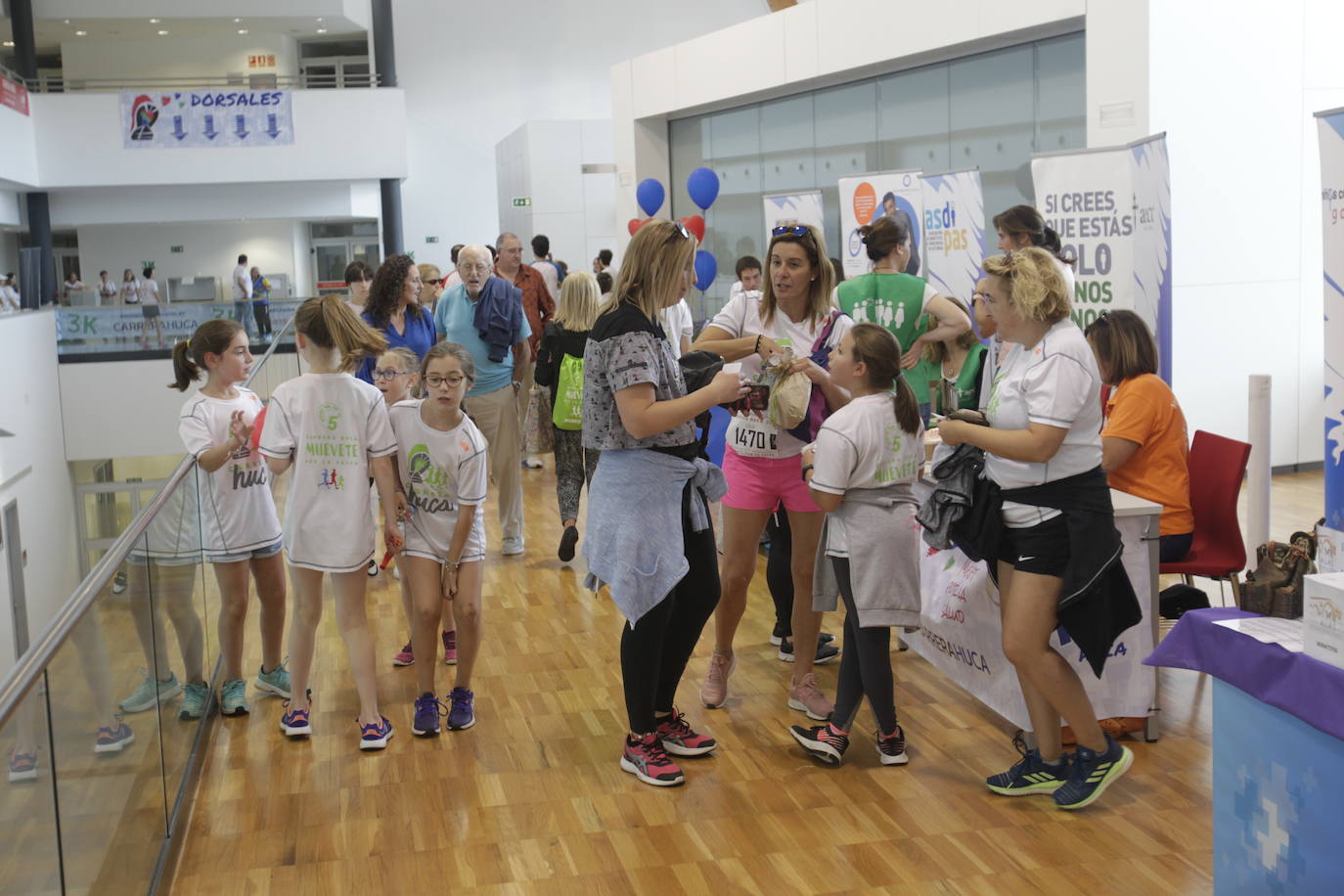 Promover los hábitos saludables, moverse por la salud y convertir al Hospital Universitario Central de Asturias (HUCA) «en un lugar de salud y no de enfermedad»