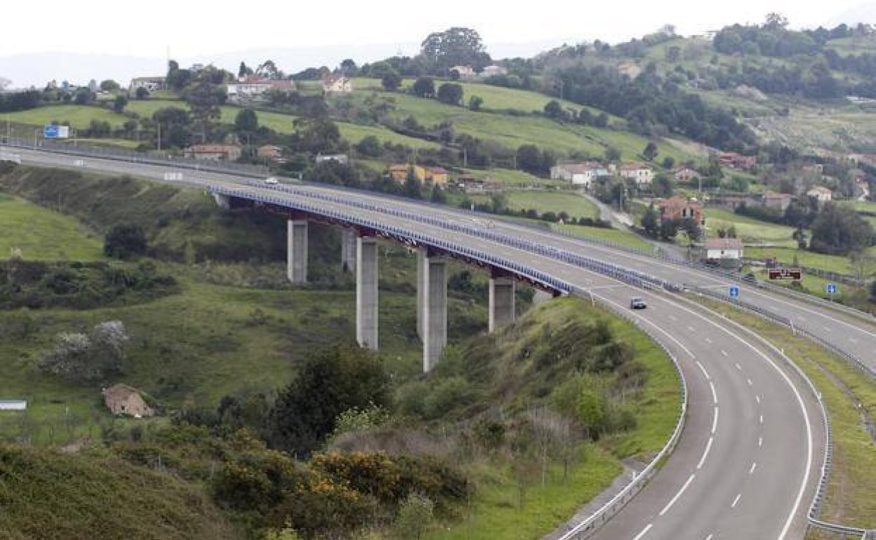 Autovía AS-II (Gijón-Oviedo). / JOAQUÍN PAÑEDA