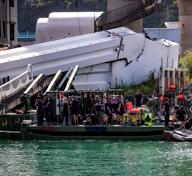 Un puente se derrumba en Taiwán dejando 12 personas heridas, 2 muertas, 4 desaparecidas