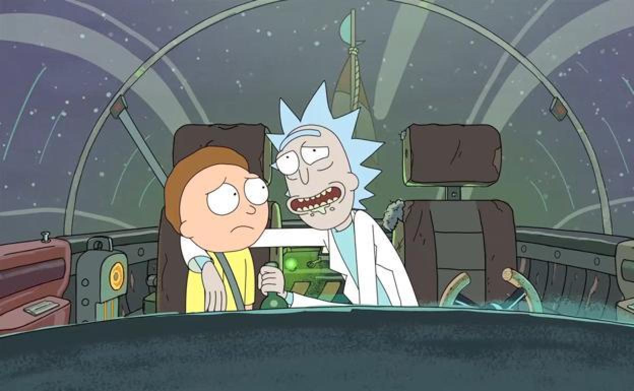 Fotograma de 'Rick y Morty'.