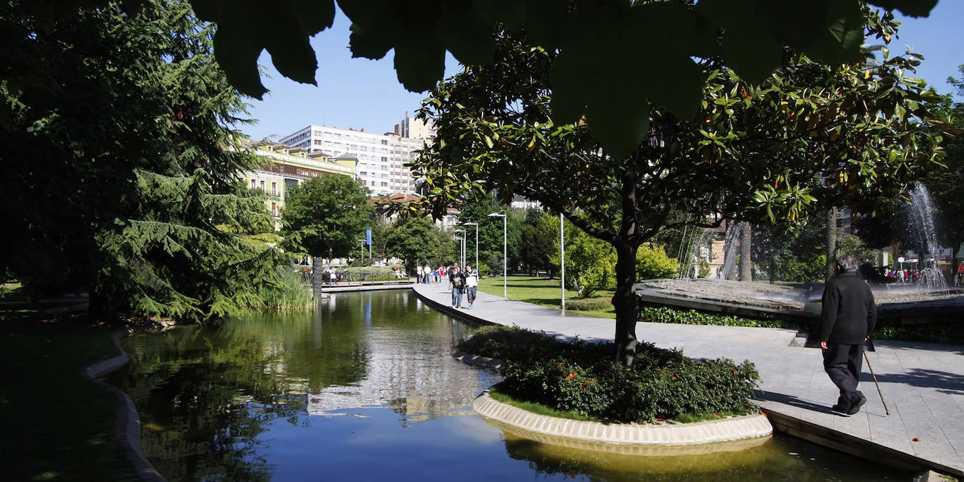 El parque Europa, en el centro de la ciudad.