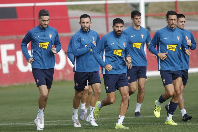 Fotos: Entrenamiento del Sporting (09/10/19)