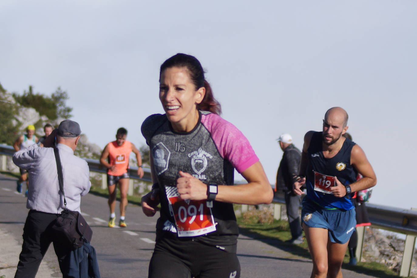 Cerca de 200 atletas se dieron cita en el trail. 