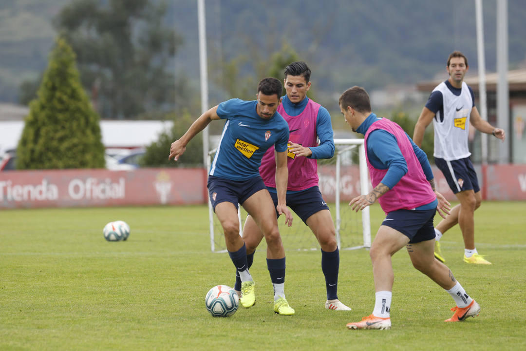 Fotos: Entrenamiento del Sporting (13-10-2019)