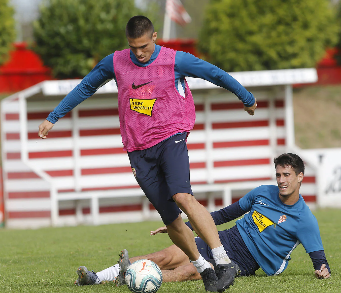 Entrenamiento del Sporting (15/10/2019)