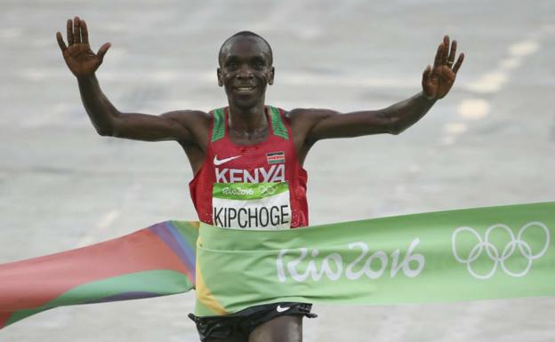 Eliud Kipchoge fue oro en los Juegos Olímpicos de Río