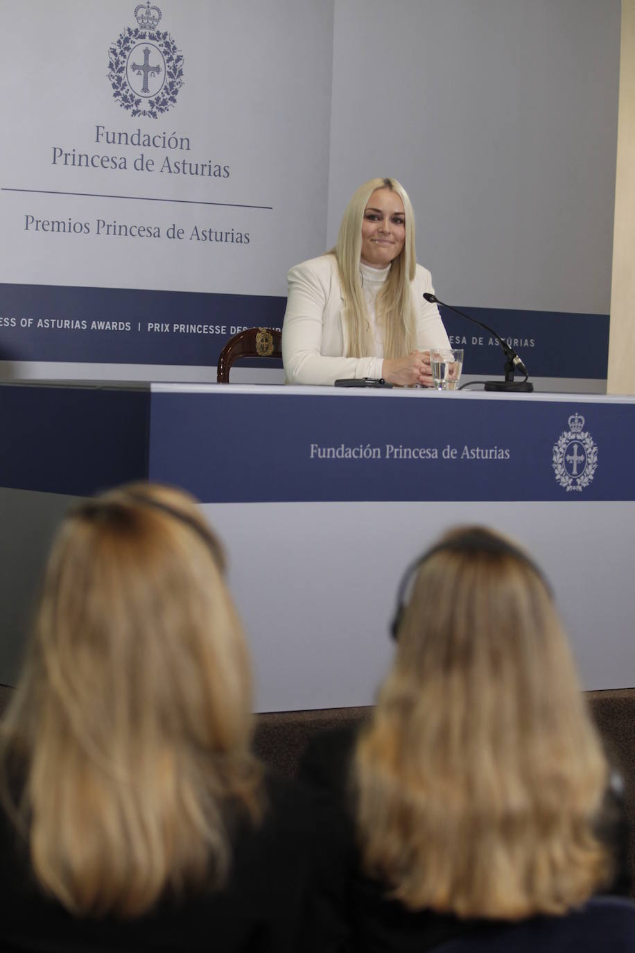 La Premio Princesa de Asturias del Deporte ha realizado su primera comparecencia pública.