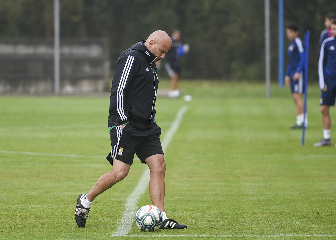 Fotos: Entrenamiento del Real Oviedo (17-10)