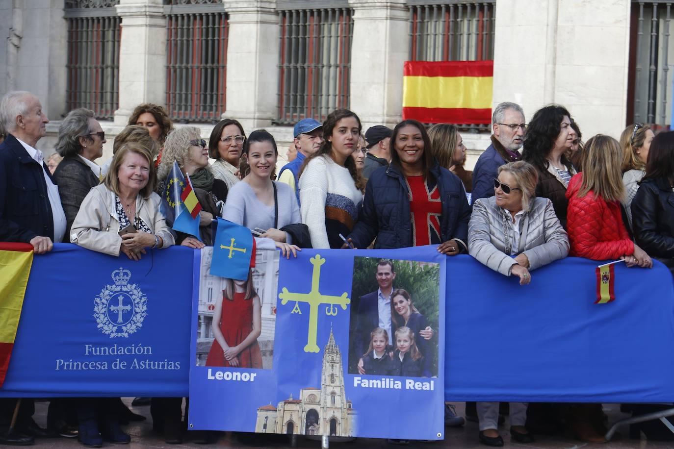 Doña Leonor llega a Oviedo en sus primeros Premios Princesa de Asturias. 