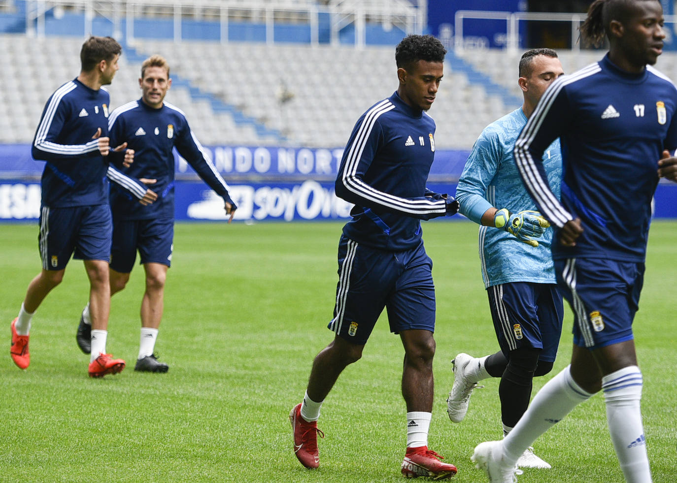 Fotos: Entrenamiento del Real Oviedo (18-10-2019)