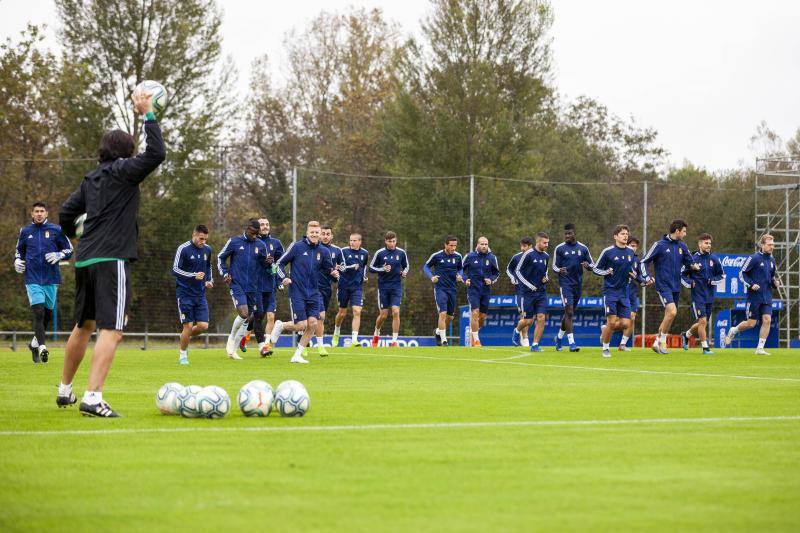 Entrenamiento del Real Oviedo (19/10/2019)