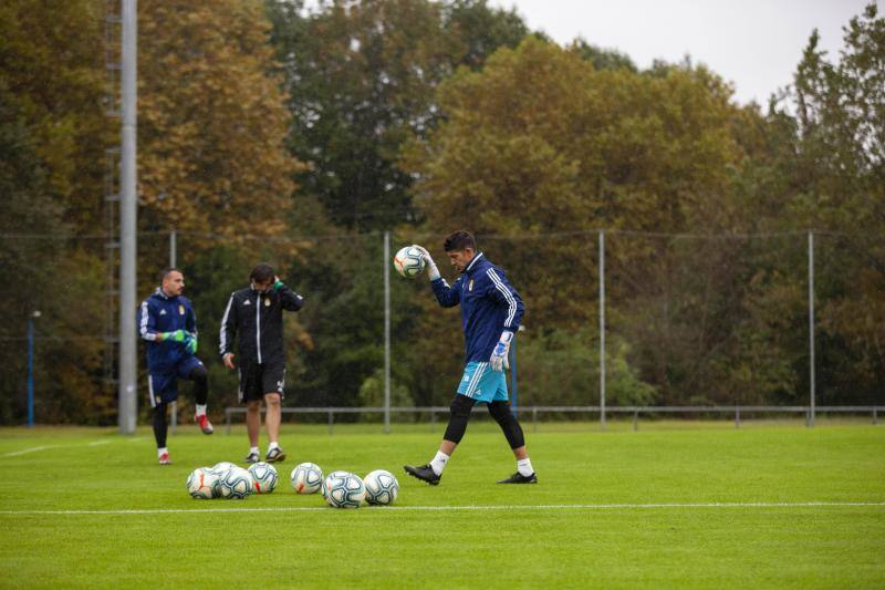 Entrenamiento del Real Oviedo (19/10/2019)