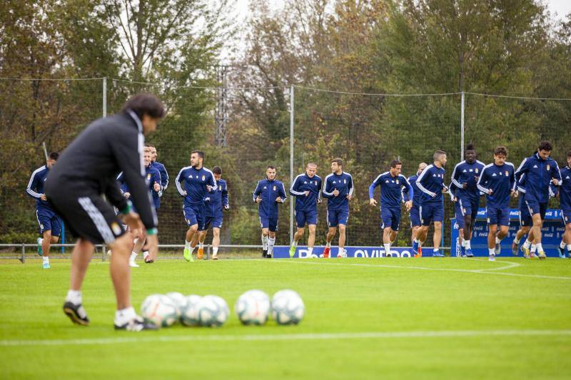 Entrenamiento del Real Oviedo (19/10/2019)