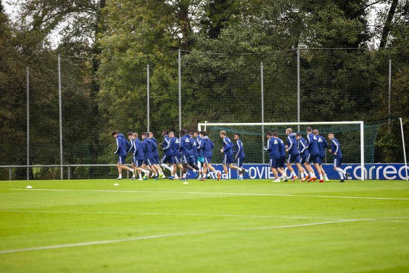 Entrenamiento del Real Oviedo (19/10/2019)