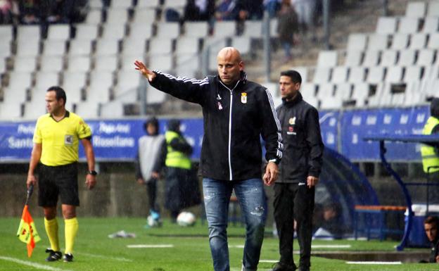 Real Oviedo | Javi Rozada: «Seguimos abajo pero la perspectiva es otra y la versión cada vez mejor»