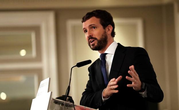 Casado pide al Gobierno que estudie trasladar fuera de Cataluña a los presos del 'procés'