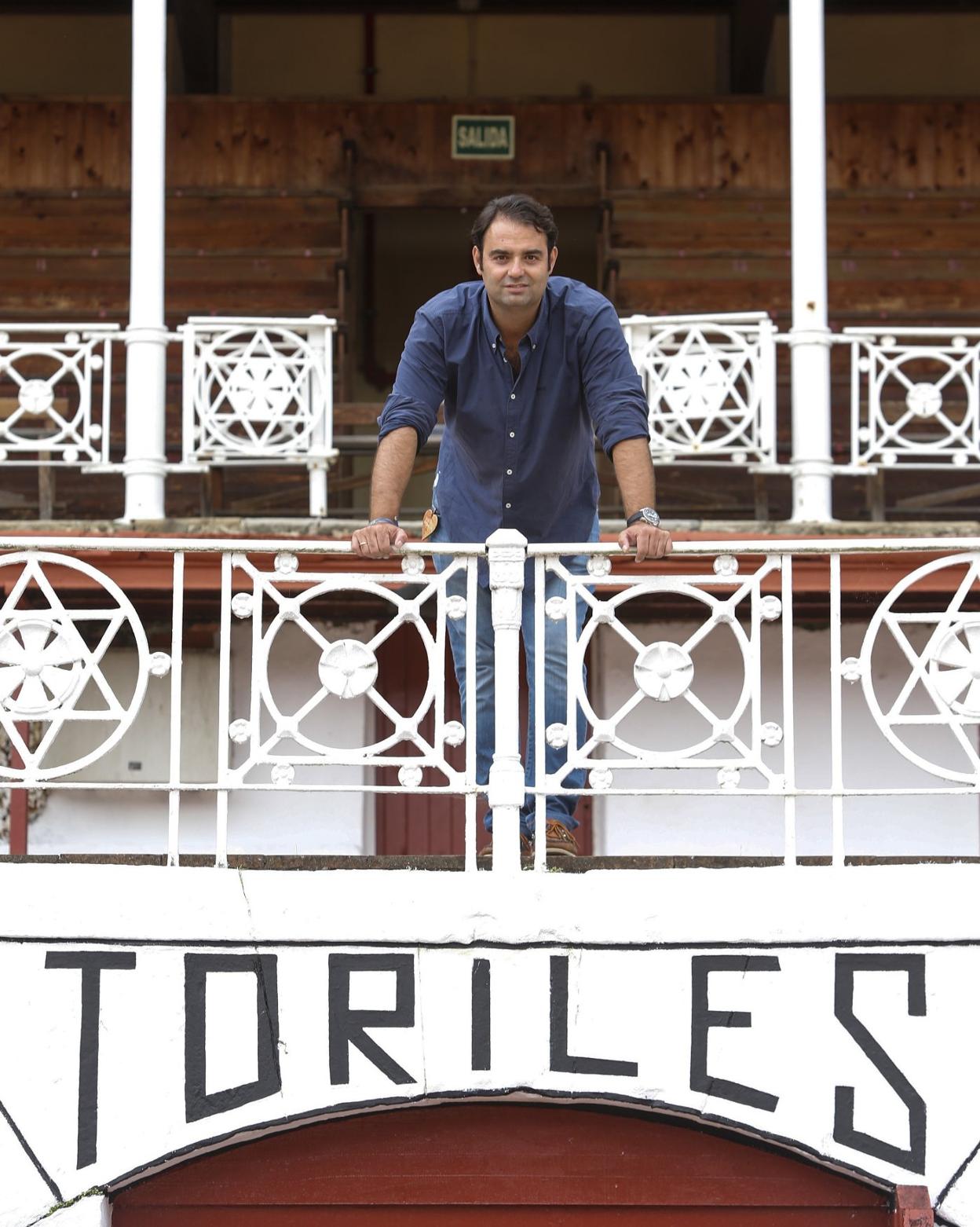 Carlos Zúñiga, en la plaza de toros de Gijón. 
