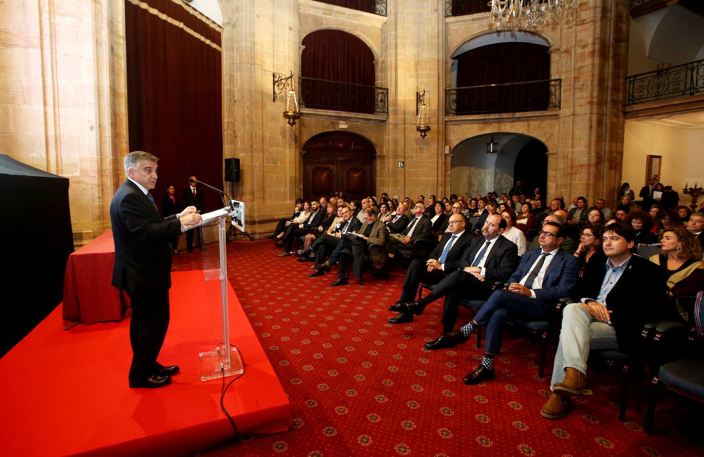 La Agrupación de Sociedades Asturianas de Trabajo Asociado y Economía Social (Asata) celebró el acto de entrega de sus premios en el Hotel Reconquista de Oviedo.