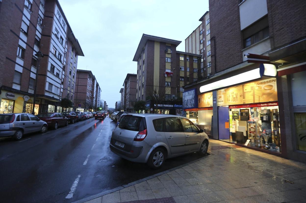 La calle Pelayo, del barrio de Versalles. 