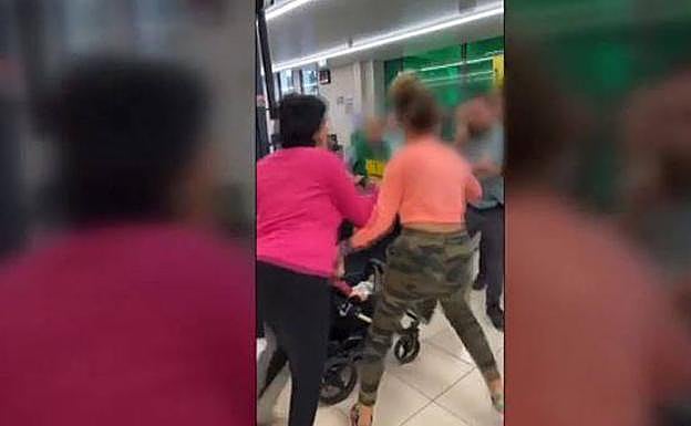 Un intento de robo en un Mercadona termina en pelea