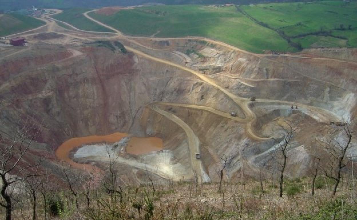 Instalaciones de la mina de oro ubicada en Belmonte.