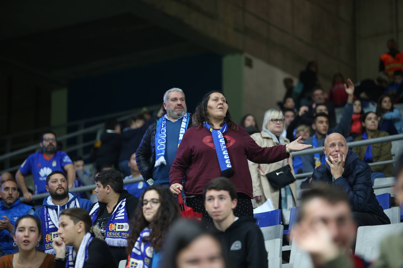 Búscate en nuestra galería si estuviste en el empate del Oviedo contra el Almería. 