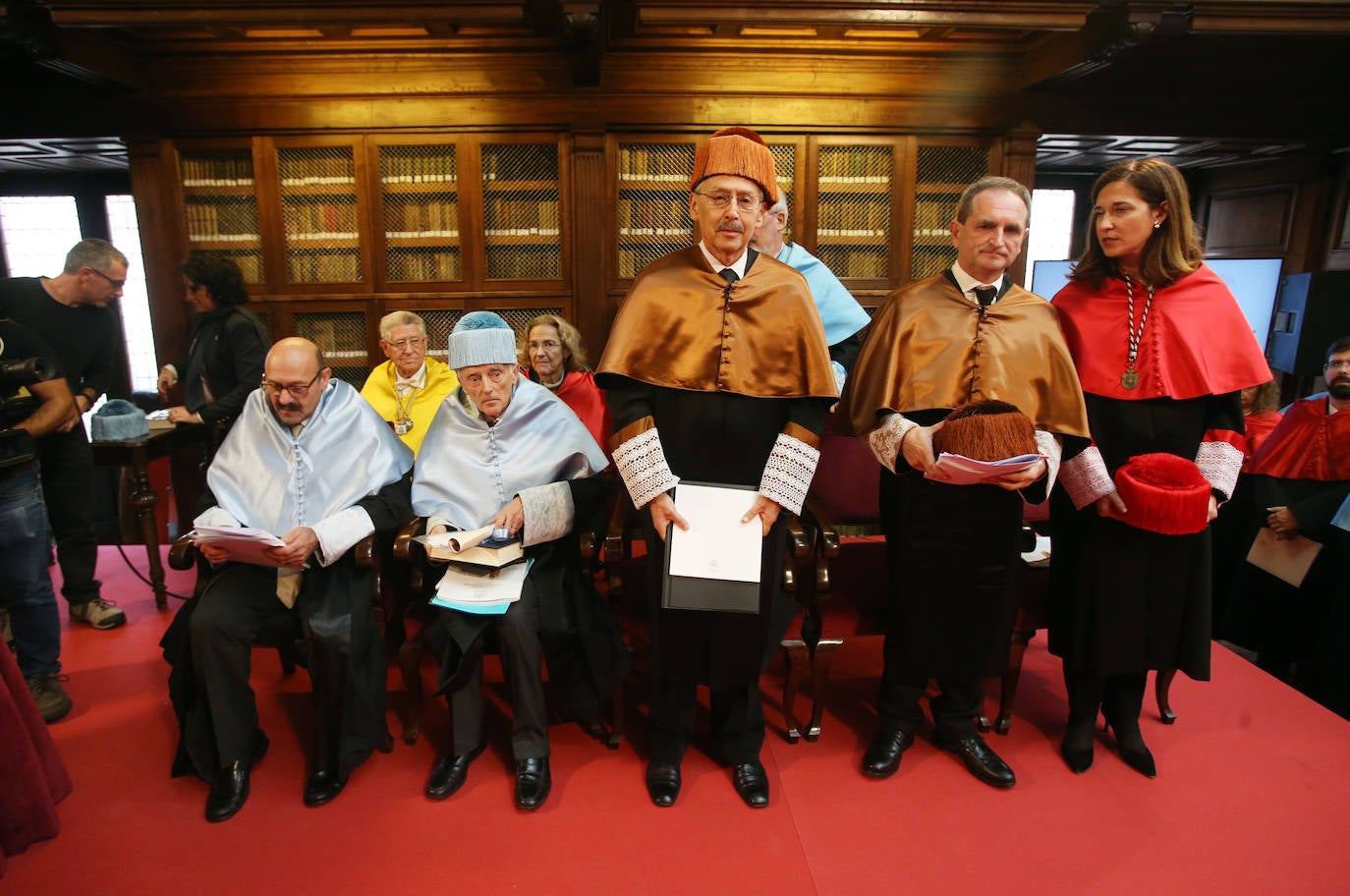 Acto de distinción de los 'Honoris Causa' de la Universidad de Oviedo.