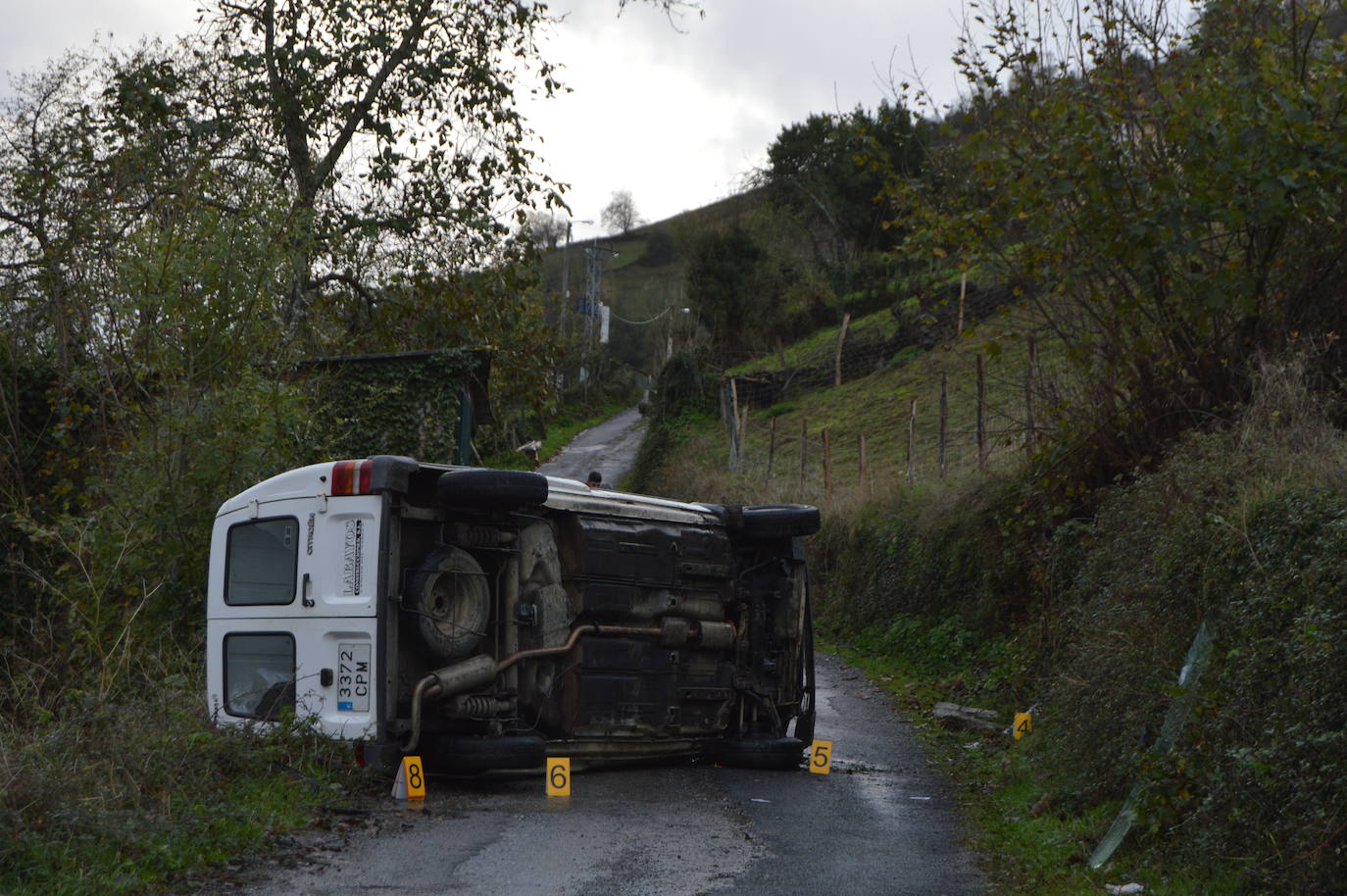 Accidente mortal en Cangas del Narcea