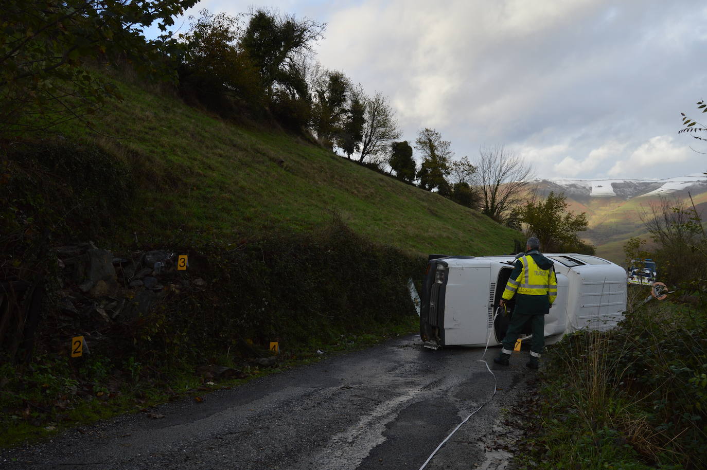 Accidente mortal en Cangas del Narcea