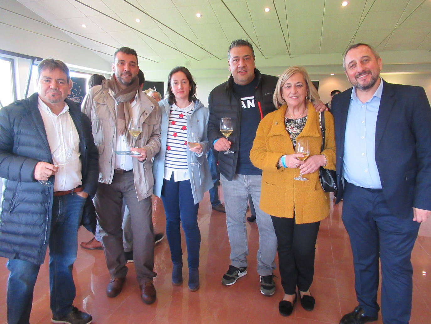 Emilio Gutiérrez (La Terraza de Viesques), José Manuel García (A Feira do Pulpo), María Martínez (Los Nogales), Juanjo Solar y su madre, María Antonia García (Solar del Marqués), y Carlos Sanín (Parxet). 