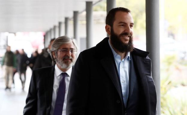 Borja Thyssen, a su llegada a los Juzgados de lo Penal de Madrid.