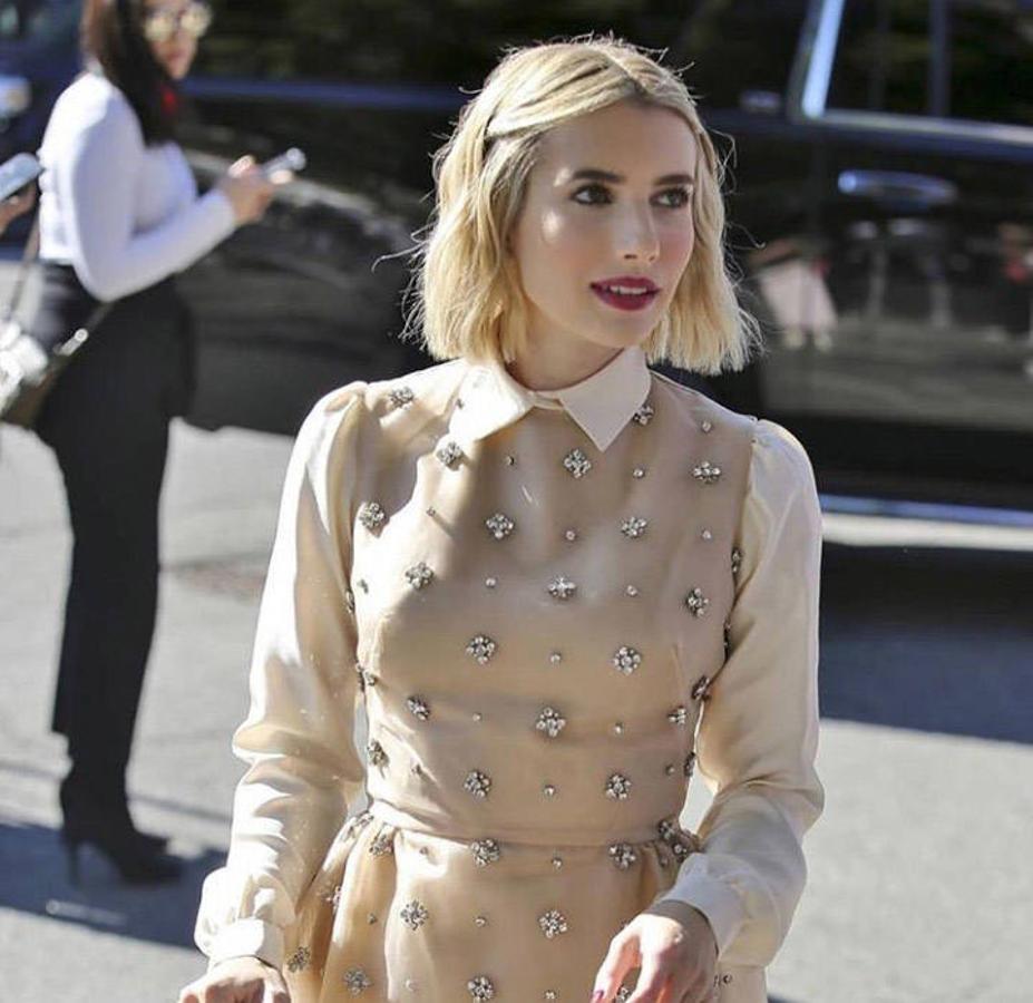 La actriz Emma Roberts luce este corte shag muy corto con un ligero degradado en las puntas. Una opción de corte muy dinámica que sigue la línea de la mandíbula y que aporta una imagen mucho más sofisticada.