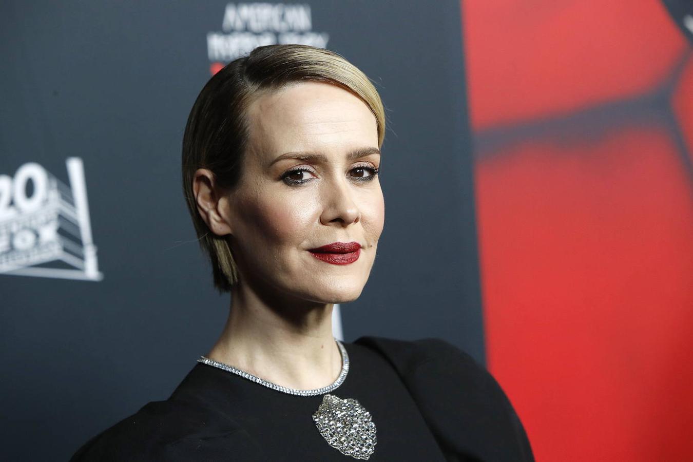 El corte de pelo bob tiene muchas versiones, una de ellas esta de microbob de la actriz Sarah Paulson.