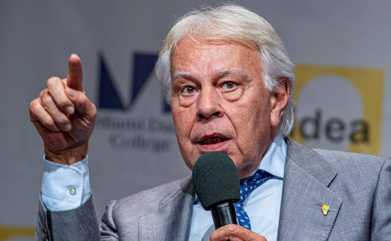 Felipe González, expresidente del Gobierno. 