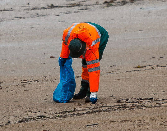 Fotos: Los destrozos que deja el temporal en Gijón