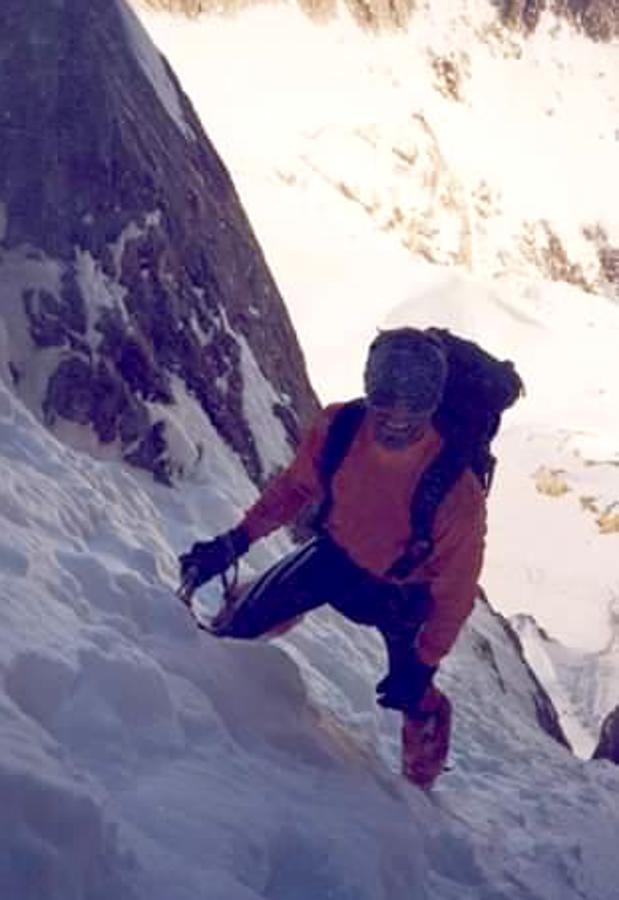 Luis Romero del Cueto en los Pirineos. 