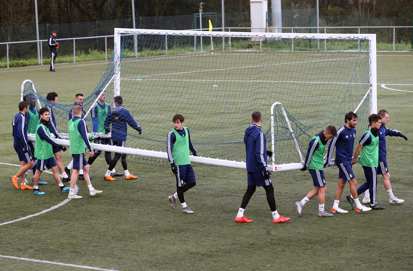 Entrenamiento del Real Oviedo (16/11/2019)