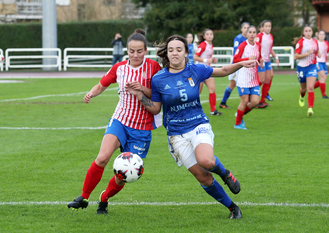 El equipo rojiblanco se impuso al Oviedo por un gol en San Gregorio.