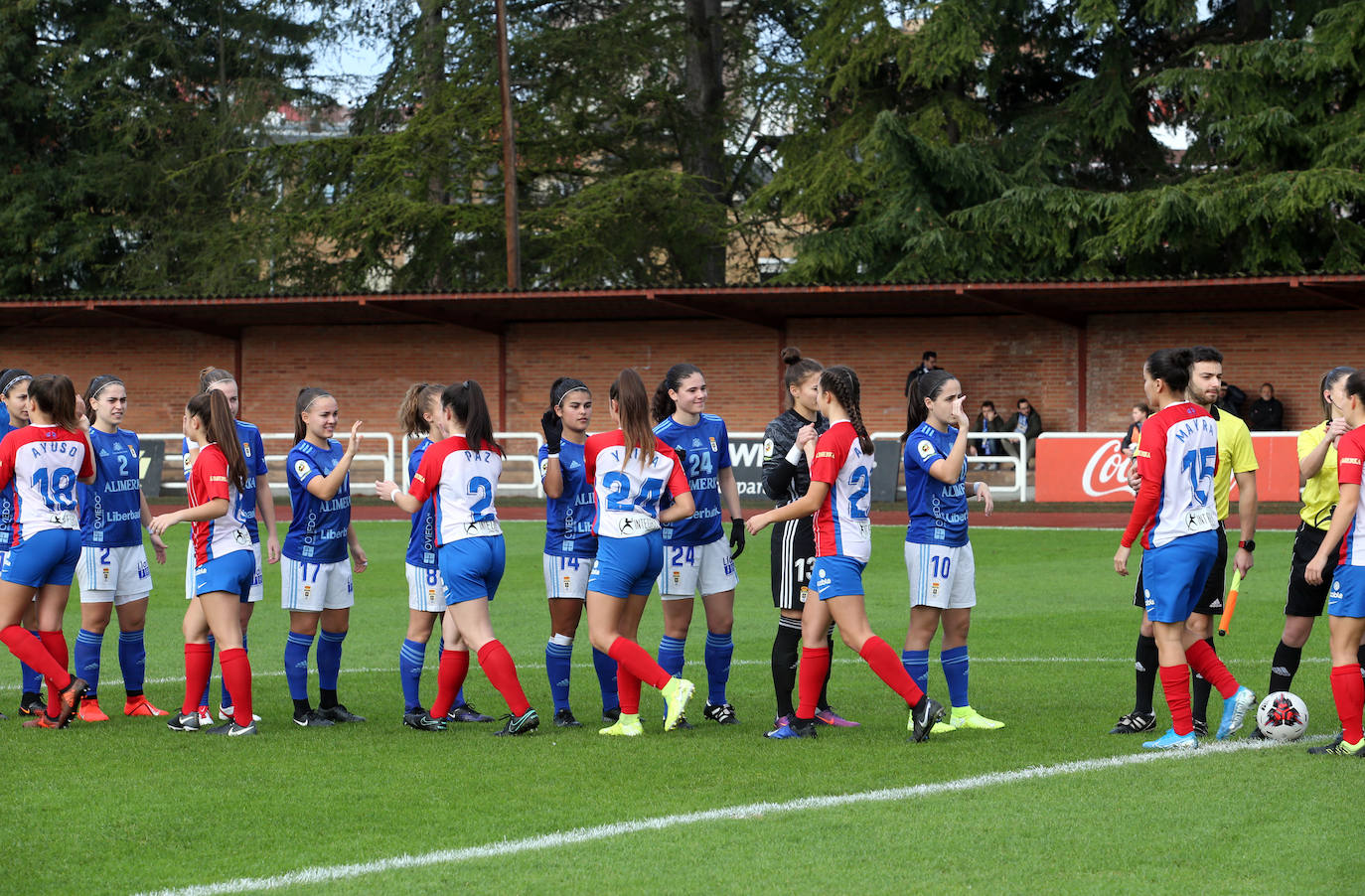 El equipo rojiblanco se impuso al Oviedo por un gol en San Gregorio.