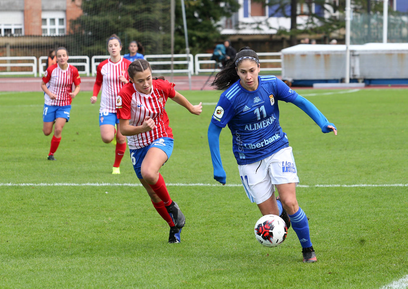 El equipo rojiblanco se impuso al Oviedo por un gol en San Gregorio.