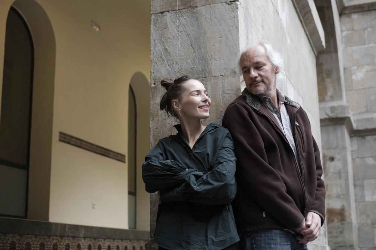 Patrycja Planik y Andreas Horvath, en el Antiguo Instituto de Gijón. 